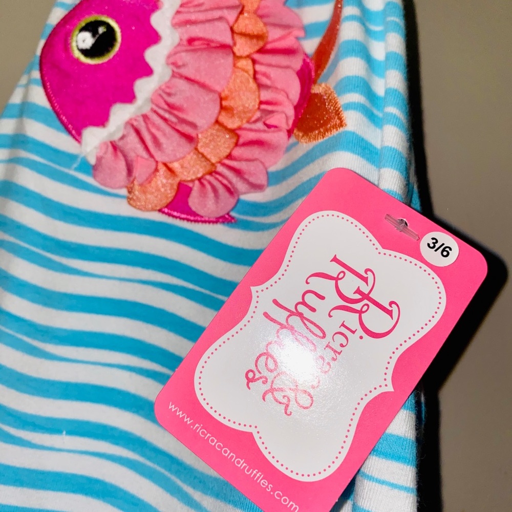 RicRac & Ruffles One Piece 3-6M - Picture 5 of 6